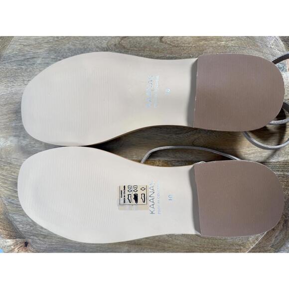 Kaanas Marquis Sandals Caramel Size 10 New in Box - Picture 6 of 11